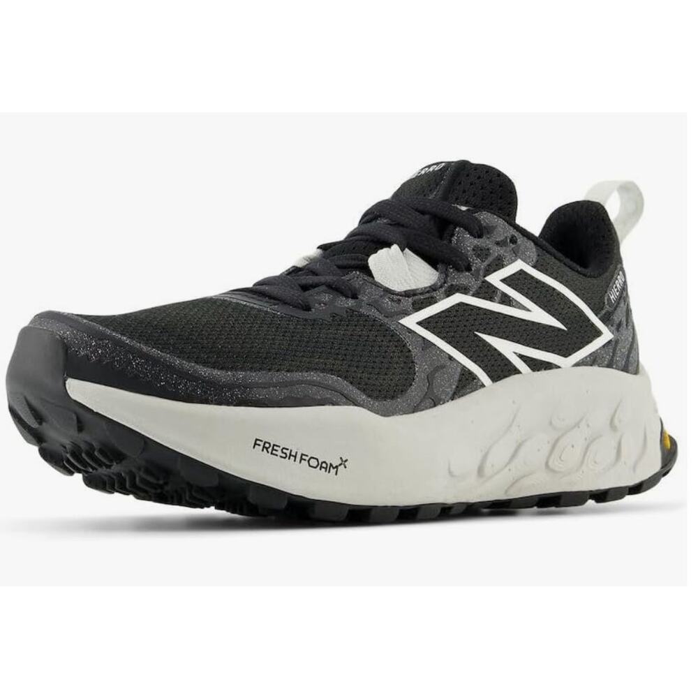 New Balance Women's Fresh Foam X Hierro V8 Trail Running Shoe, Black, 9.5 Wide